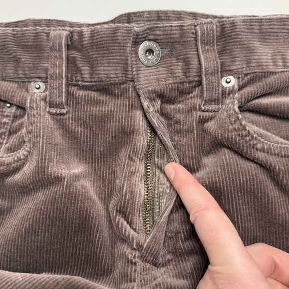 Bonobos Jeans Mens 30x28 Brown Corduroy Slim Fit 5-Pockets Casual Preppy Pants - Picture 5 of 11